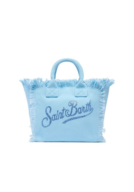 Borsa Media in canvas SAINT BARTH | COL0001 COLETTE00404L 31 STRASS